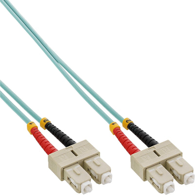 Inline Cable Duplex Fibre Optic Sc/Sc 50/125?M OM3 7.5M — image 1