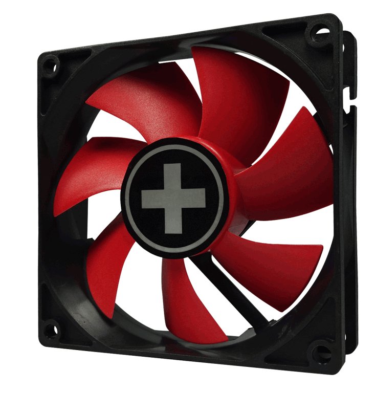 Xilence XPF80.R Fan Computer 8CM Black Red