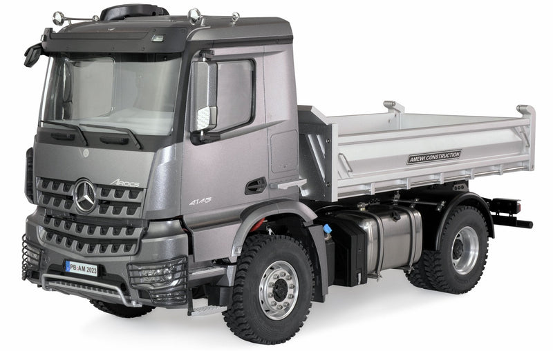 Amewi Camión Volquete Obra Rc Mercedes Arocs 4X2 Grey 14 +