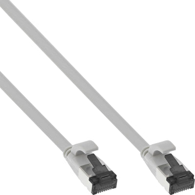 Inline Network Cable Flat , U/FTP, CAT.8.1, Tpe Libre Halógenos, Grey 0,5M — image 1