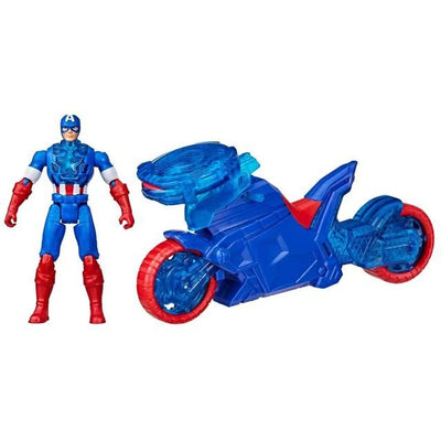 Moto Lanzaescudos + Figure Capitan America Vengadores Avengers Marvel — image 1