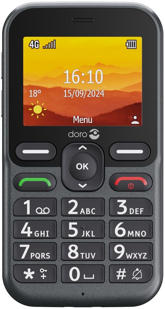 Doro Phone Mobile Phone Leva L10 2.4 4G Graphite