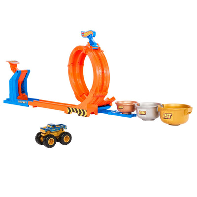 Hot Wheels Pista Trofeo Desafí Or Bigfoot Monster Trucks — image 1