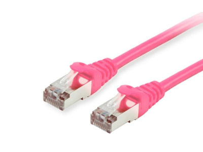 Latiguillo Apantallado S/FTP Categoria 6 Libre Halogenos 0,5M Colour Pink — image 1