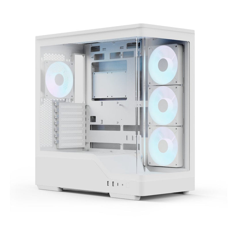 Aerocool PC Case P500A-WT-V1 White Glass Tempered X 2 ACCM-PN08143.21
