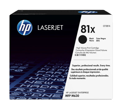 HP Laserjet M605 Toner Black High 81X 25.000 Páginas High Capacity — image 1