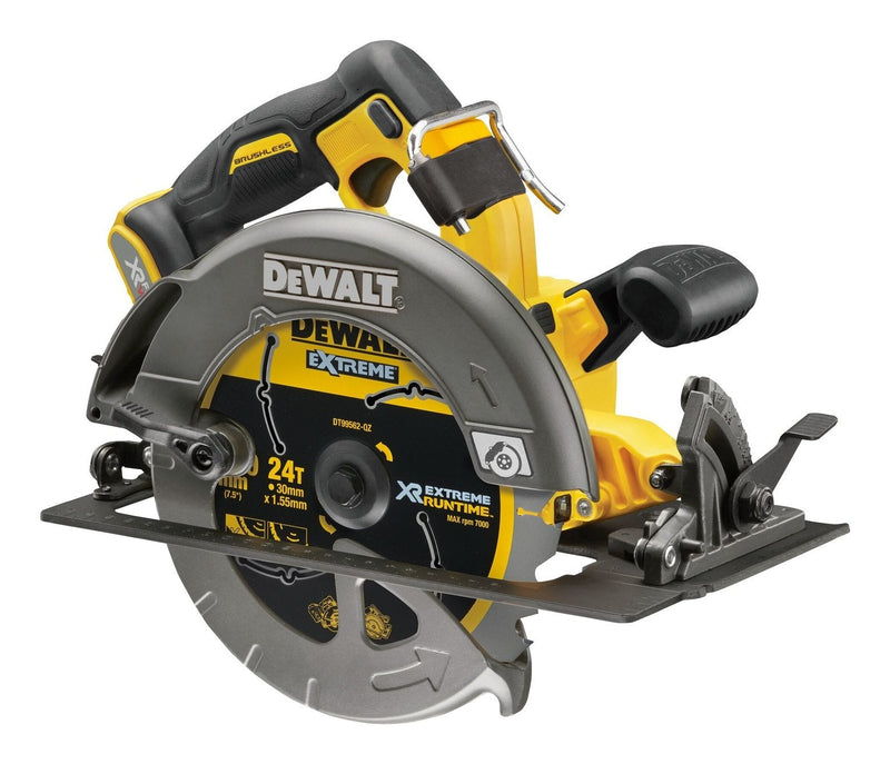 Dewalt Saw Circular Wireless Xr Flexvolt DCS578NT, 54 Voltios Yellow/Black Without Battery Ni Charger Box Tsta