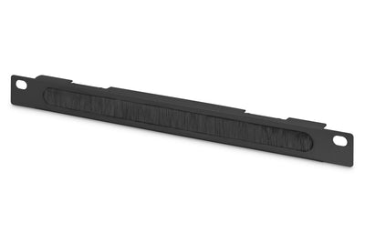 Digitus DN-10-ORG-1-2U-B, Panel Gestión Cables, Black Steel 0.5U, 25,4CM (10) — image 1