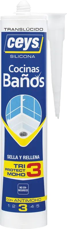 Ceys Triprotect Kitchen/Bathroom Transparent Cartridge 505531 — image 1