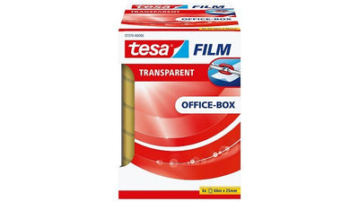 Tesa Tesafilm Transparent 6 Rolls 25MM, Case Office Tape Adhesiva — image 1