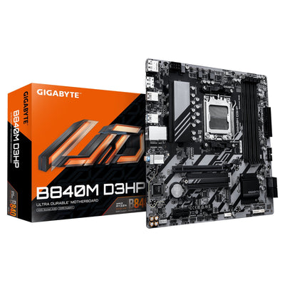 Gigabyte Motherboard B840M D3HP AM5 4XDDR5 4XSATA 2XM.2 B840M D3HP — image 1