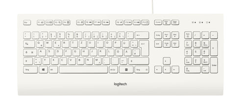 Logitech Keyboard K280E Qwertz German USB White 920-008319 — image 1