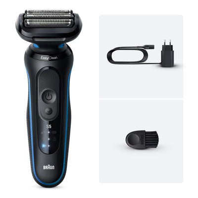 Braun Shaver Series 5 52-B1000S Black/Blue 8700216646130 — image 1