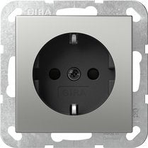 Gira 4188600 Schuko System 55 Steel Inoxidable — image 1