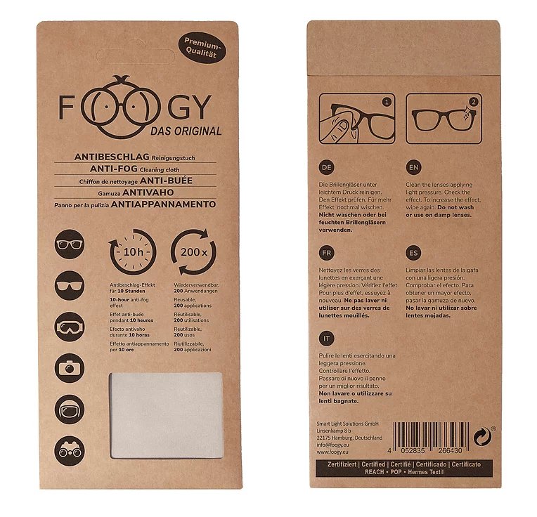 Foogy Toallita Antivaho Goggles