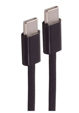 Shiverpeaks USB-C Cable Charging 2.0, 240W, Black Textil, 0,5M