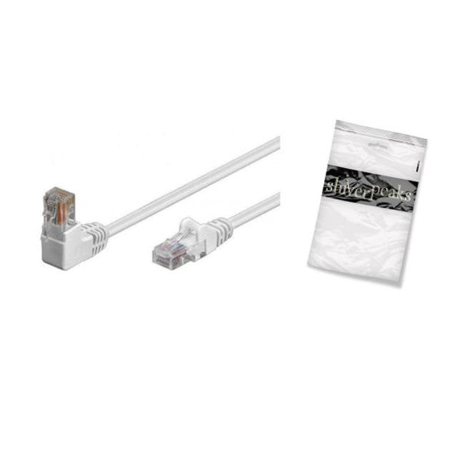 Shiverpeaks Network Cable CAT.6 S/FTP Pimf Winkel-recto White 1,0M