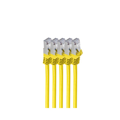 Shiverpeaks RJ45 Network Cable S FTP, CAT.7 VE5, 0,5M Yellow — image 1