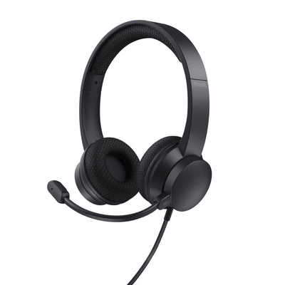 Trust Headphones Ayda With Microphone USB Black — image 1