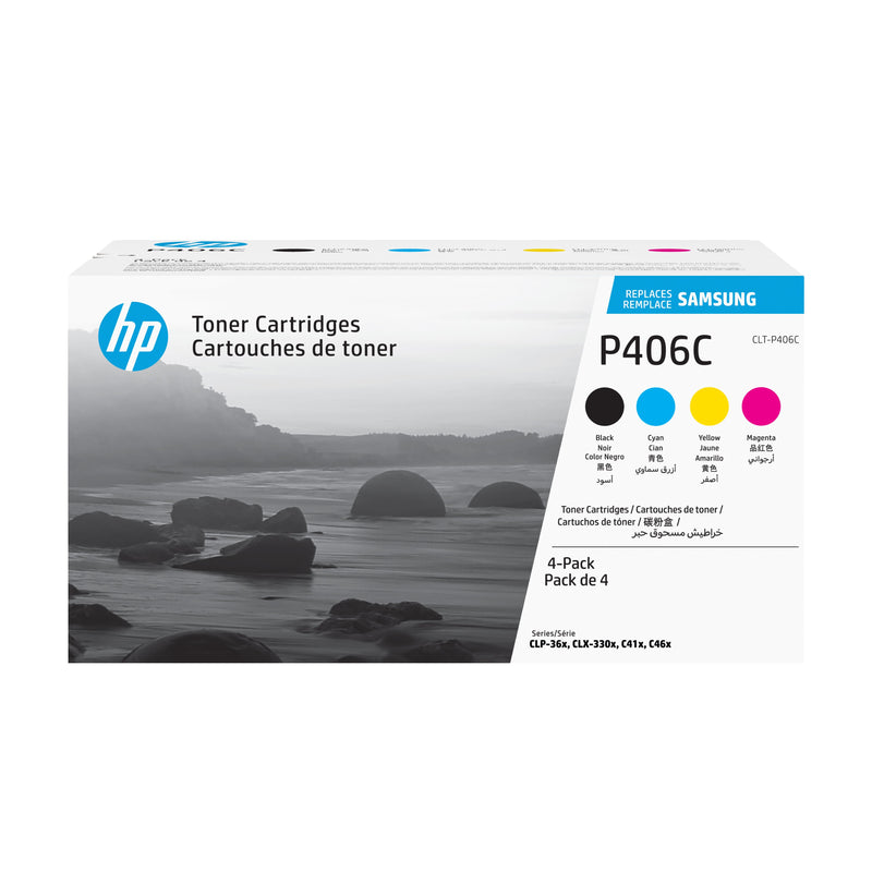Genuine Toner Samsung CLT-P406C/Els SU375A Multipack