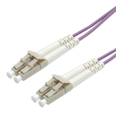 Roline Lwl-cable 50 125UM OM4 Lc Low-loss-stecker Violett 5M — image 1