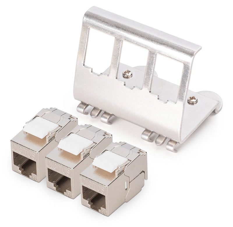 Digitus Adapter Carril Din 3X Keystone Module