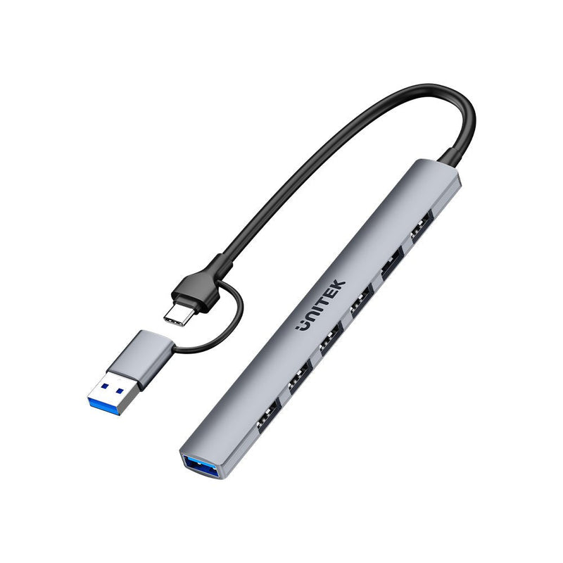 Unitek Hub USB-A/C 7IN1USB-A Ports 5Gbps