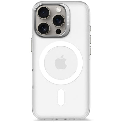 Decoded Clear Case For Iphone 16 Pro 16CM (6.3) Transparent White — image 1