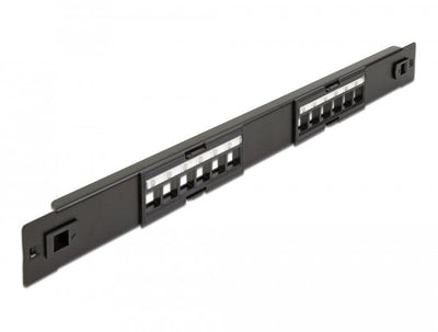 Delock 19 Keystone Patchpanel 12 Port Tool-free — image 1
