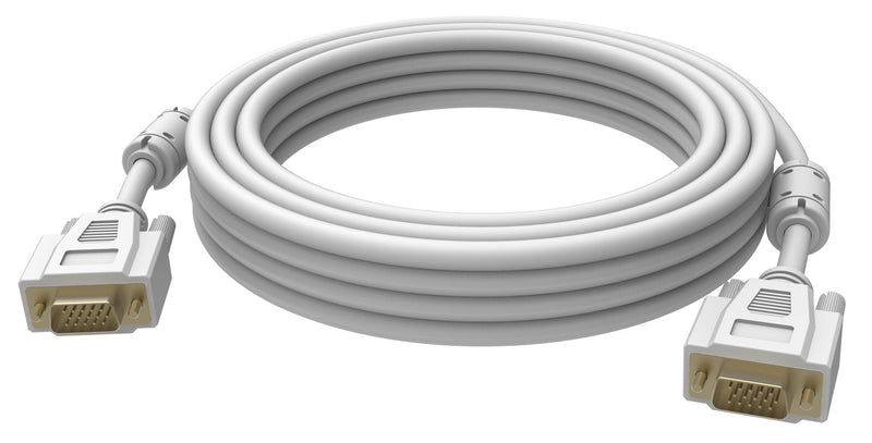 Cable VGA 10M Connectors Chapados Oro Núcleos Ferrita Ambos Extremos VGA (m) a VGA (m) Diámetro Outdoor 8.0MM