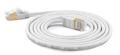 Wantec Network Cable Smp CAT.7 Me. CAT.6A D4MM 2,00M White — image 1