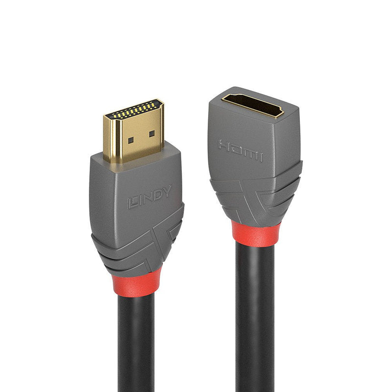 Lindy HDMI 2.0 Cable Extensión 3M, Line Anthra