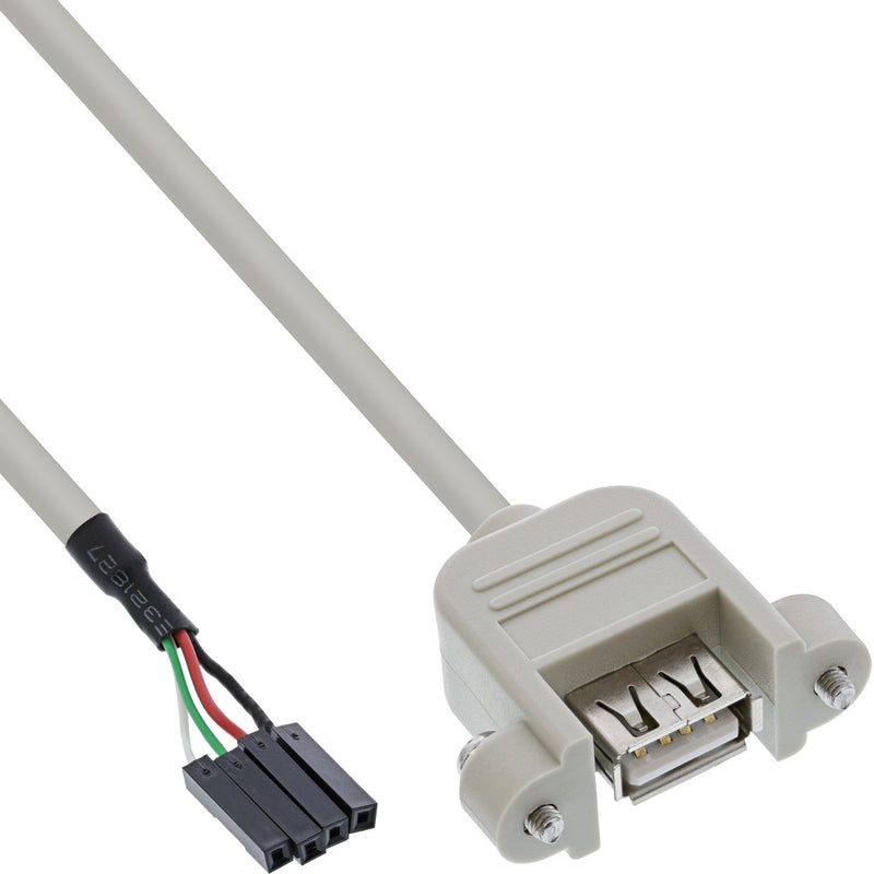 Inline Adapter USB 2.0 USB a Female a Connector Cabecera 40CM