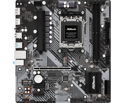 Asrock B650M-H/M.2+ AMD B650 AM5 microATX 2 DDR5 HDMI DP GB LAN PCIE4 2X M.2 — image 1