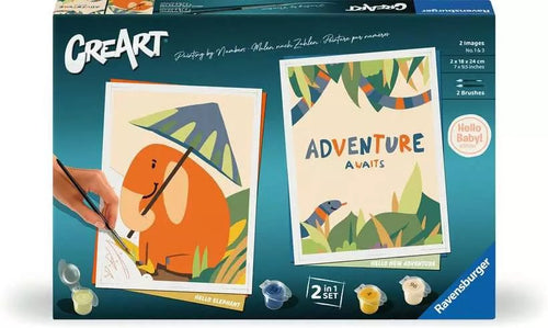 Ravensburger Creart - Set Hello Baby Safari, Cuadro 23905 — image 1