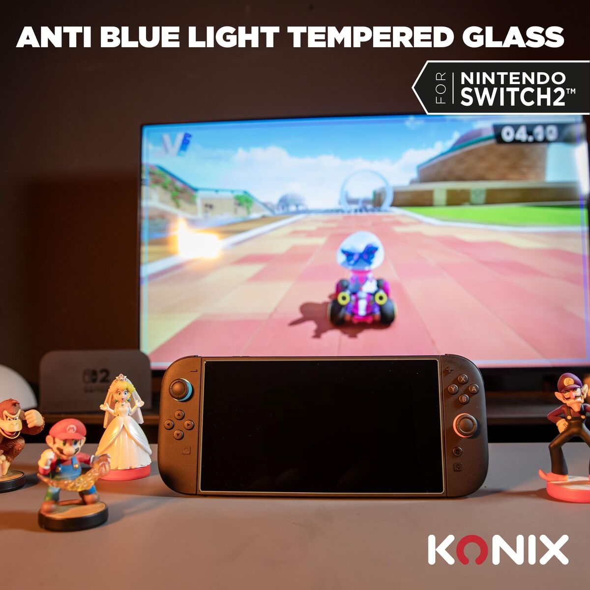 Konix Screen Shield For Nintendo Switch 2 Konix