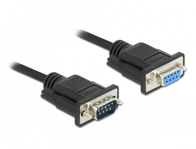 Delock Cable Serie D-SUB9 3M M/H With Schmalem St-carcasa — image 1