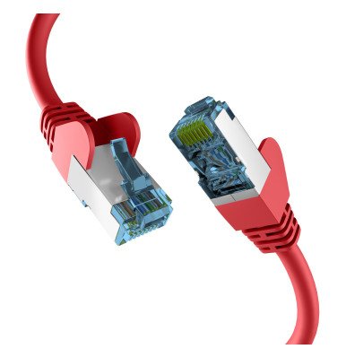 Efb RJ45 Network Cable With CAT.7 Rohcable Red 25M — image 1