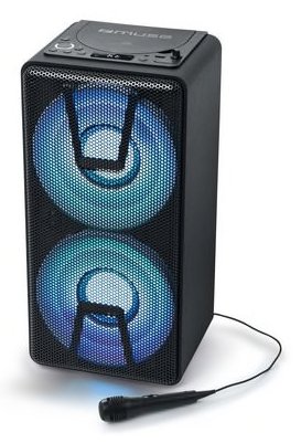 Muse Speaker M-1820 Dj Bluetooth Fiesta, With Cd And Battery Wireless Black