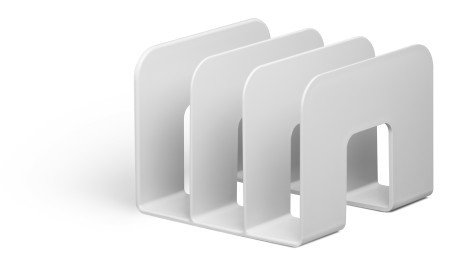 Durable Eco Shelf Revistas Plastic Grey