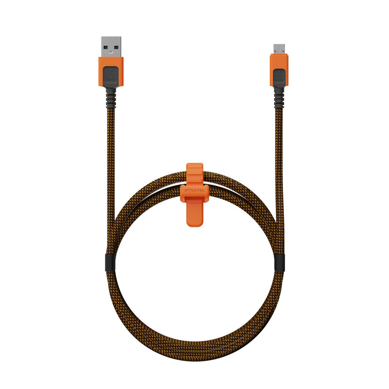 Xtorm Cable Xtreme USB-A a Micro USB 1.5M Black/Orange Xtreme USB Cable To Micro USB (1,5M)
