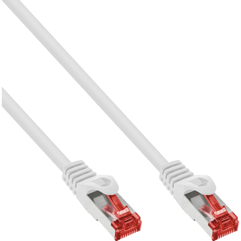 Inline 50 Pieces Bulk-pack Patch Cable S/FTP (pimf), CAT.6, 250MHZ, Pvc, Cca, White 1,5M