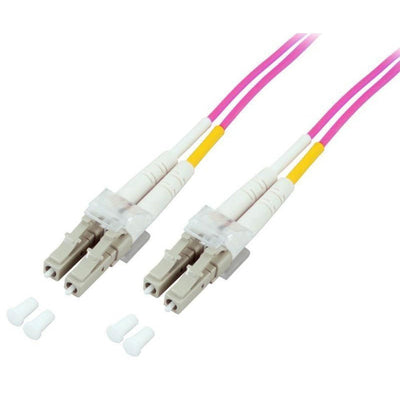Cable Fibre Optic Efb Duplex Jumper Lc-lc 50/125,OM4,LSZH, VIOLETAT,2.0MM,20M — image 1