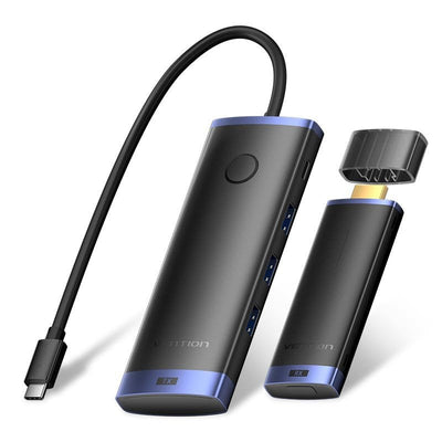 Vention Adapter Transmisor Vídeo Wireless USB Type-c 3.2 HDMI Tpvbb 60W — image 1