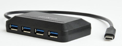 Maxxter ACT-HUB3C-4P Hub Interfaz USB 3.2 Gen 1 (3.1 Gen 1) Type-a 5000 Mbit/S Black — image 1
