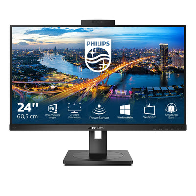 Philips Monitor Professional 242B1H 23.8' Full HD Webcam Multimedia Black — image 1