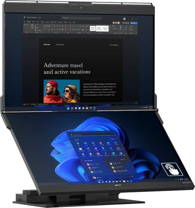 Mobile Pixels Monitor Geminos X 24 2560 X 1440 Pixels Quad HD Screen Touchscreen Black — image 1