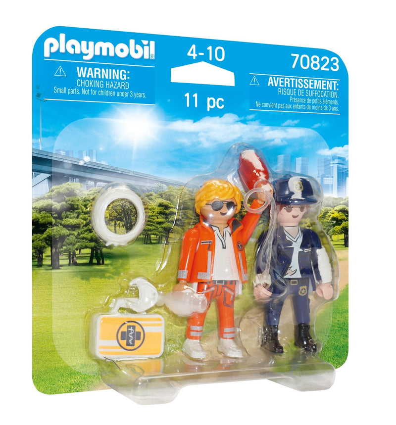 Playmobil 70823 Duo Pack Doctor And Policia