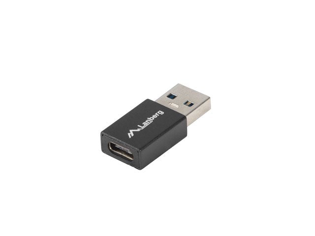 Lanberg Adapter USB 3.1A USB Type-c M/H Black AD-UC-UA-01