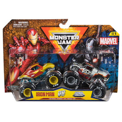 Spin Master Monster Jam 2-PACK Iron Man Vs. War Machine, Vehículo Toy Escala 1:64 6070555 — image 1